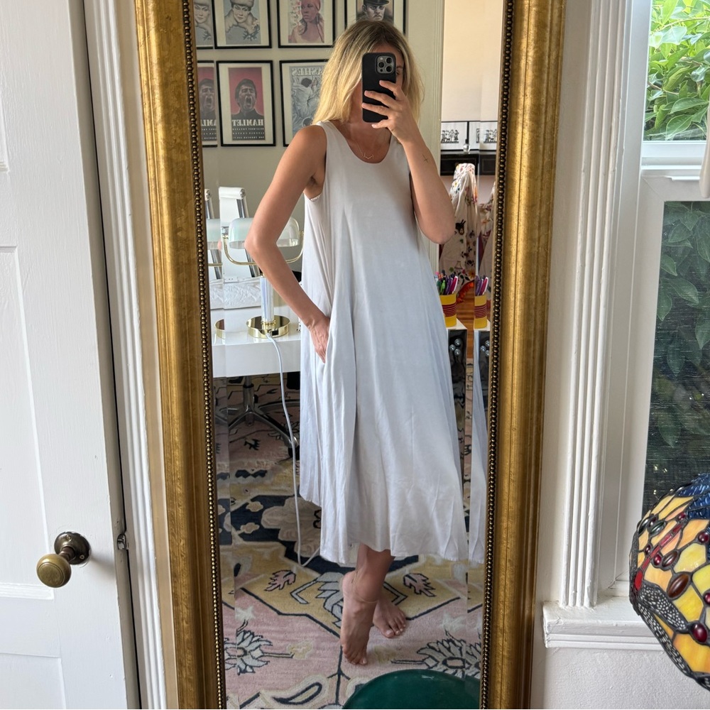 James Perse Gray Midi Dress